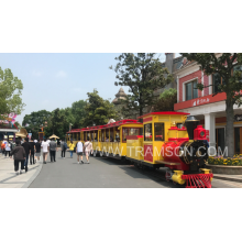 funny electric sightseeing tourist train